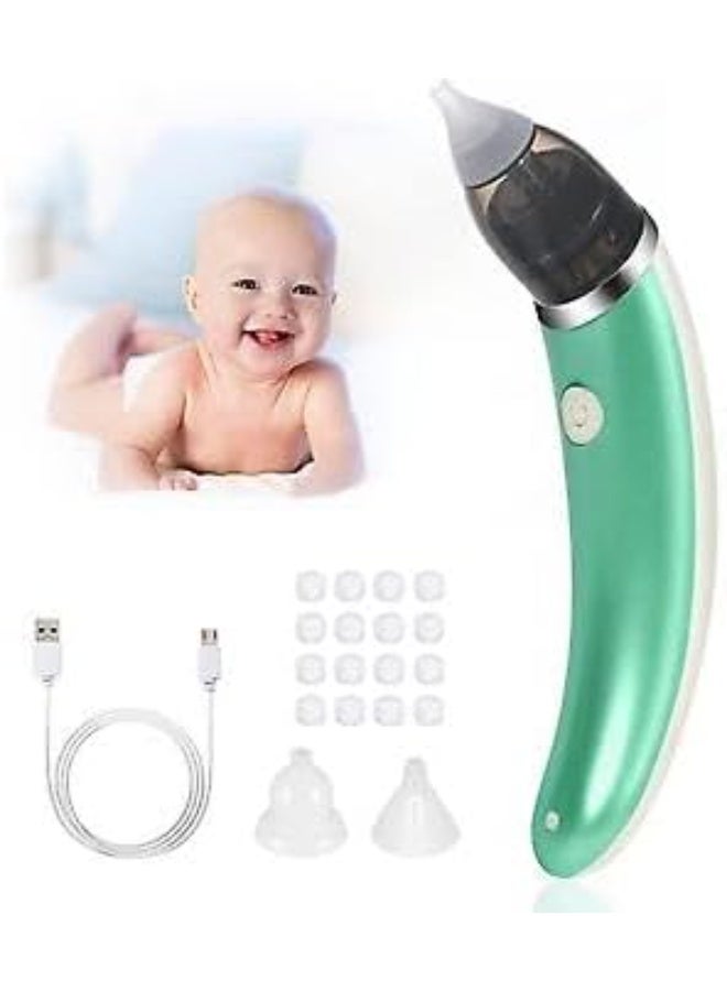 Electric Nasal Aspirator for Babies and Toddlers with Soft Silicone Tips, Adjustable Suction, Soothing Music and Night Light - Image 2